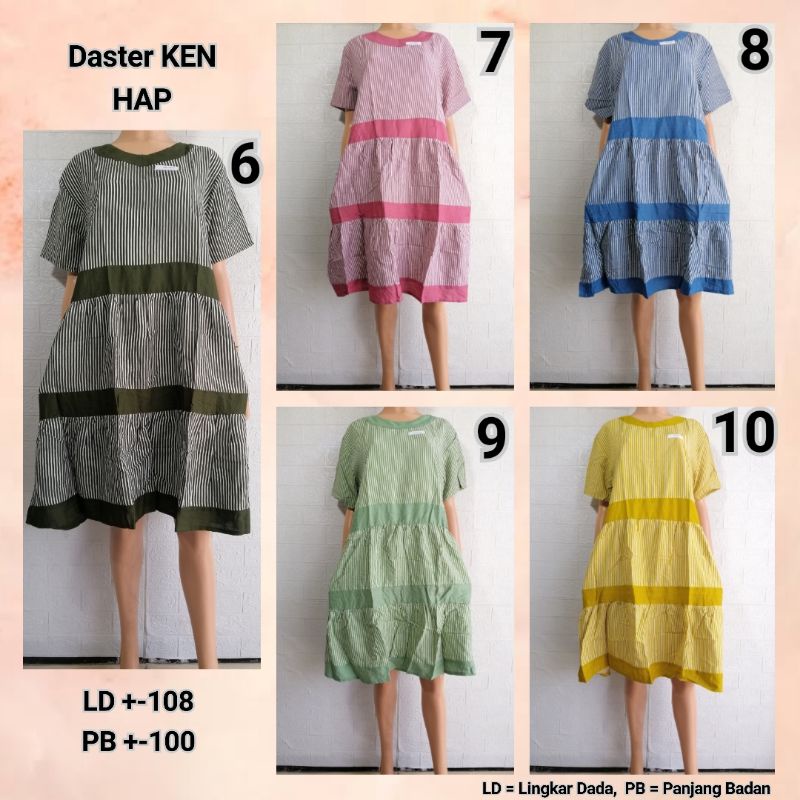 Daster KEN HAP LD 108 Adem Muat 5pcs GRS