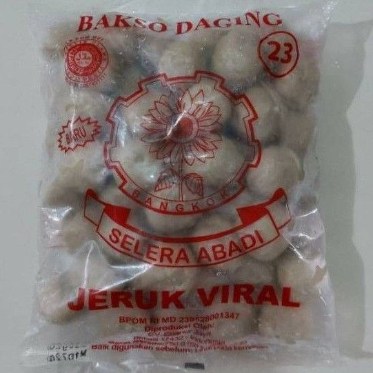 Jual Bakso Sapi Jeruk Viral Selera Abadi Bakso Sapi 500g Jeruk Viral