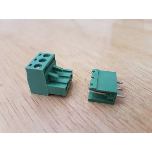 2EDG 5.08 mm 3P lurus Green Terminal 3 pin Block Connector screw 5.08mm