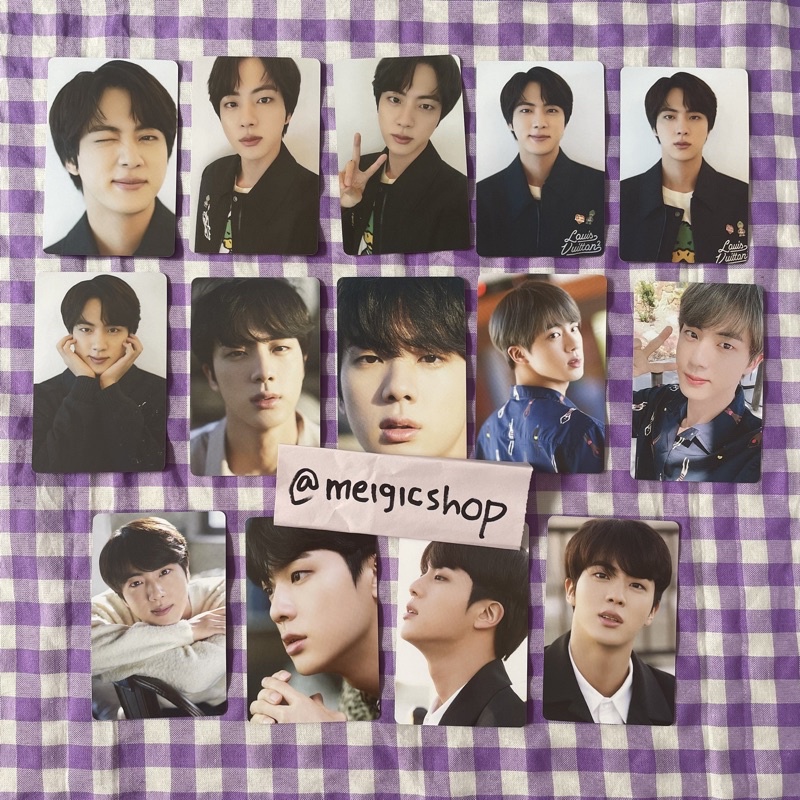 READY STOCK OFFICIAL DICON 101 BTS CUSTOM BOOK PHOTOCARD JIN KIM SEOKJIN