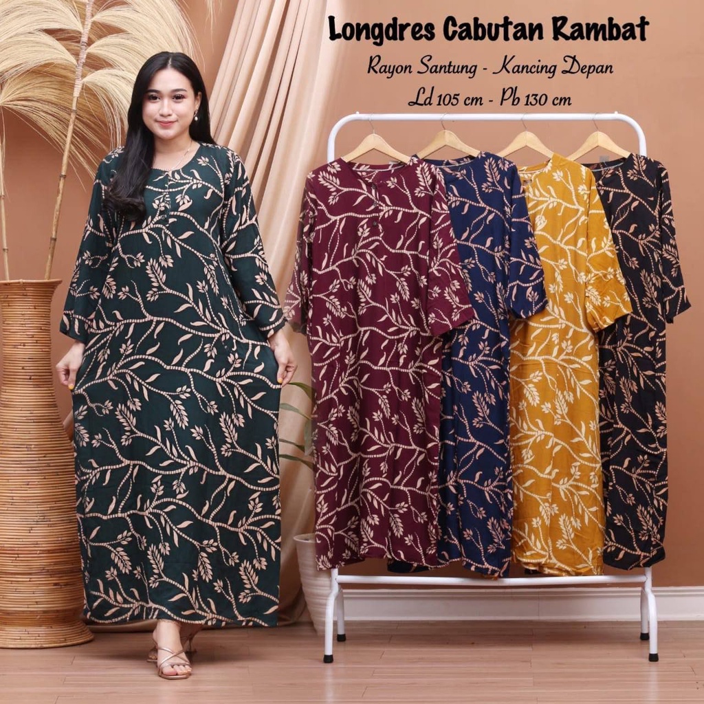 Long dress wanita masa kini longdres lengan panjang