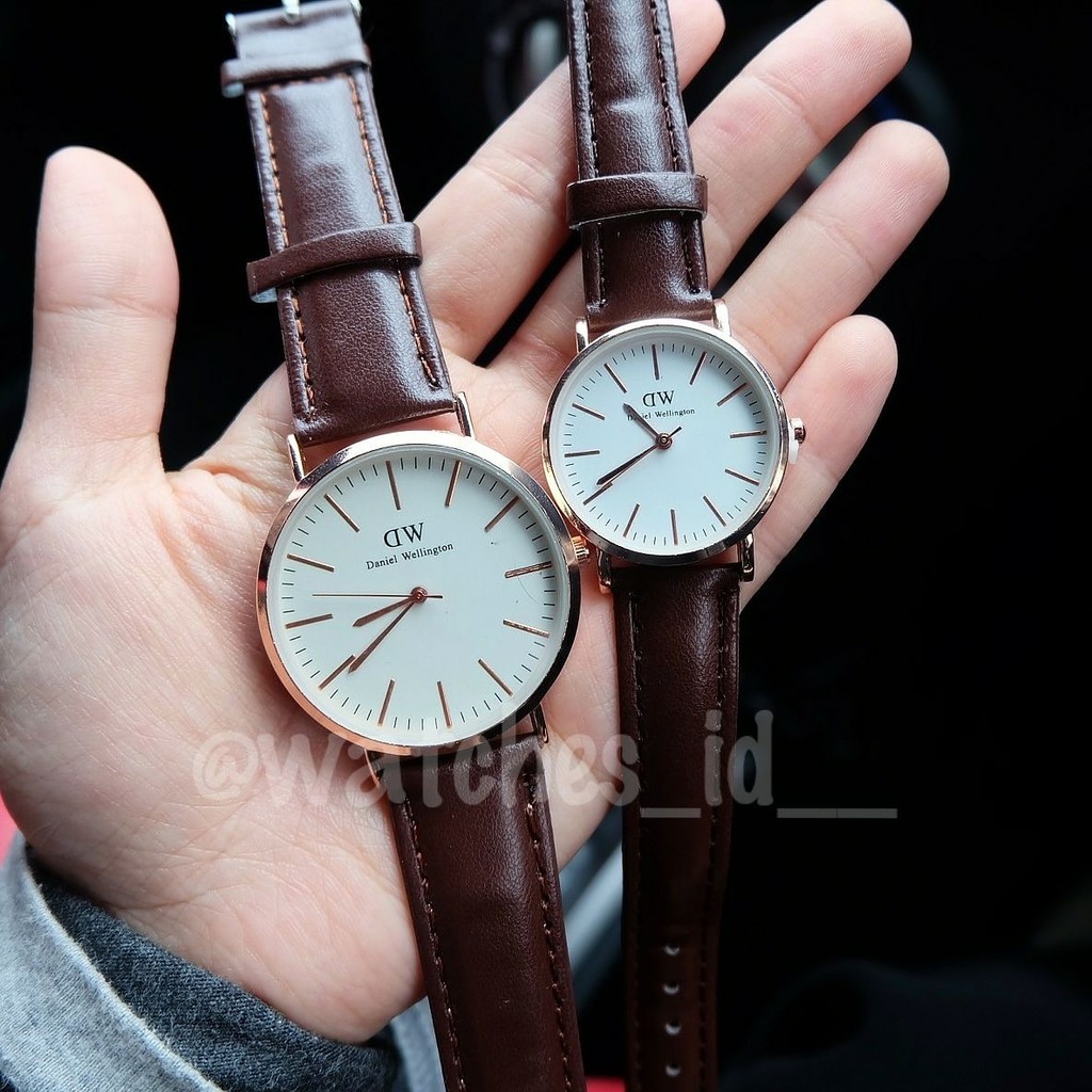 Jam Tangan COUPLE DW 5342 BJ Dark Brown