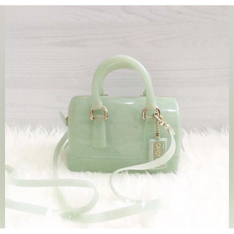 FURLA CANDY BAG MINI SIZE mint green