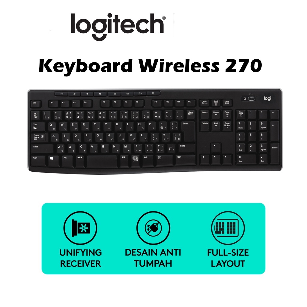 LOGITECH K270 WIRELESS KEYBOARD