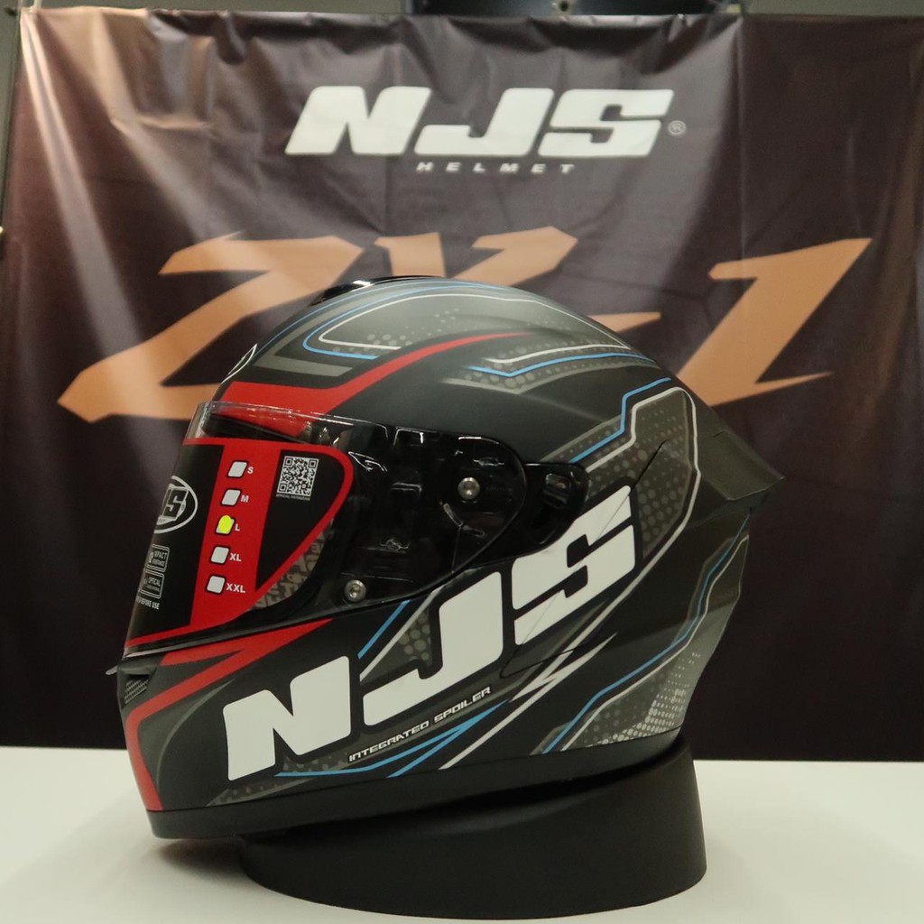 NJS ZX-1 Motif Furion Helm Fullface