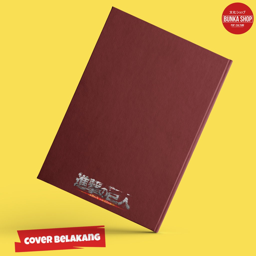 

Note Book Anime Shingeki No Kyojin Stationary Guard Hardcover A5 Buku Tulis Catatan Note Agenda