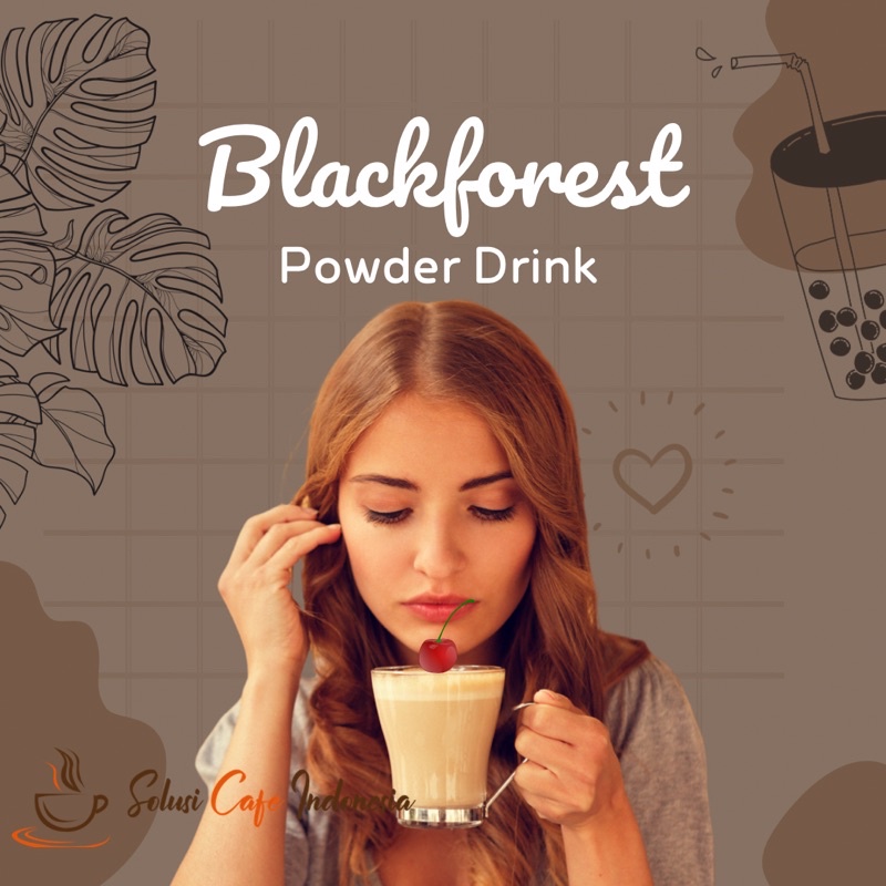 

Bubuk Minuman Blackforest 500 gr Powder Drink Distributor Surabaya Solusi Cafe Indonesia