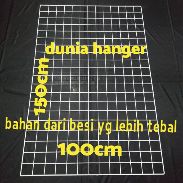 Jaring ram besi PUTIH ukuran 100cm x 150cm