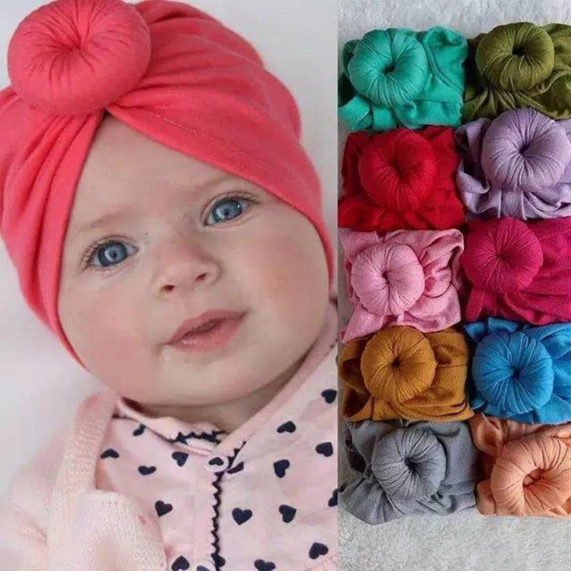 Turban Anak Donat Usia  0 - 3 Tahun