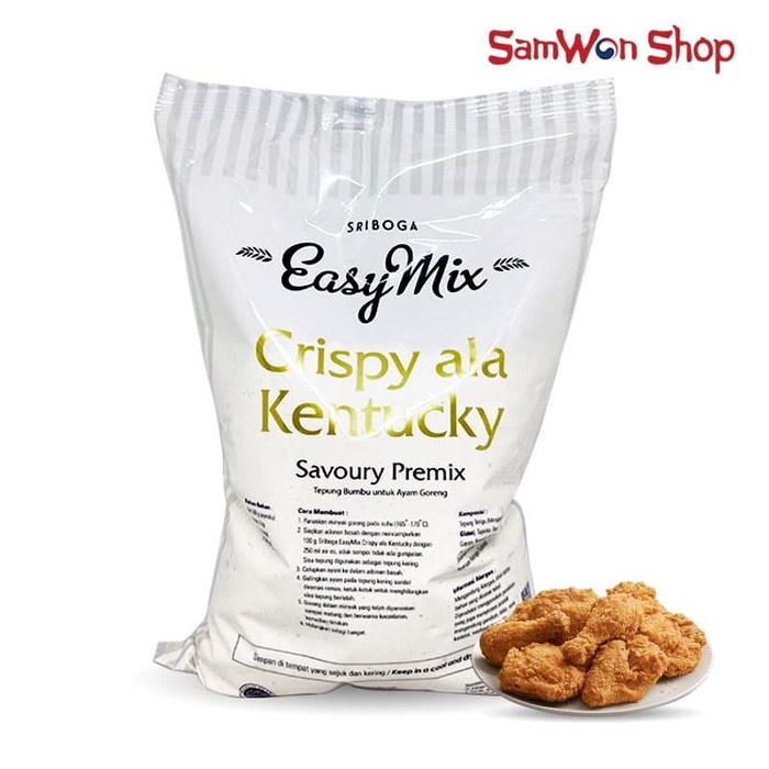 

TERBARU SRIBOGA EASYMIX CRISPY ALA KENTUCKY 1 KG - TEPUNG AYAM GORENG