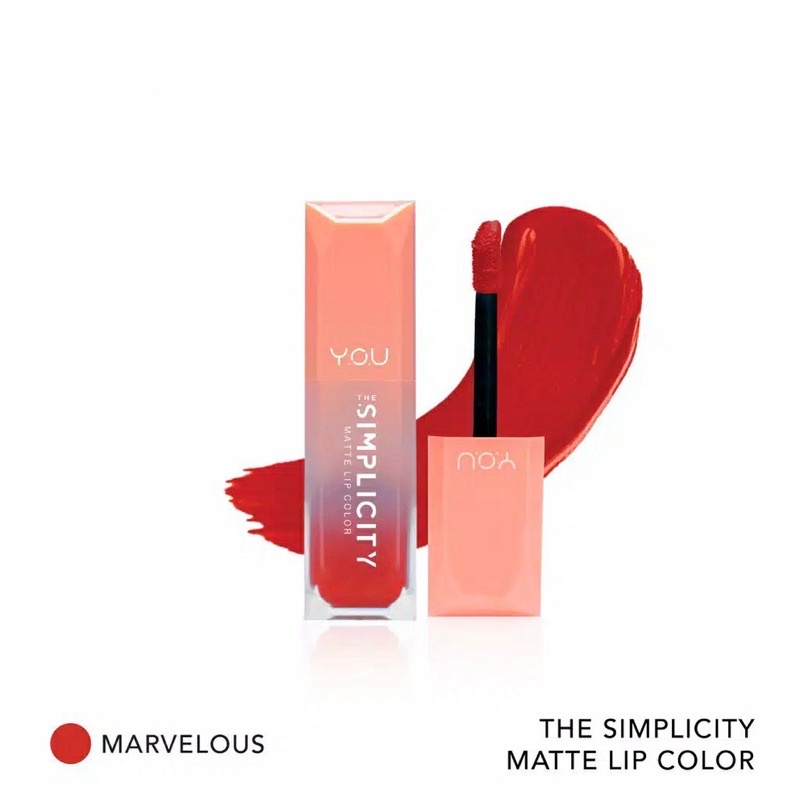 Kosmetik You The Simplicity Matte Lip Color By YOU Makeups | Lipcream Lipstick Lipstik