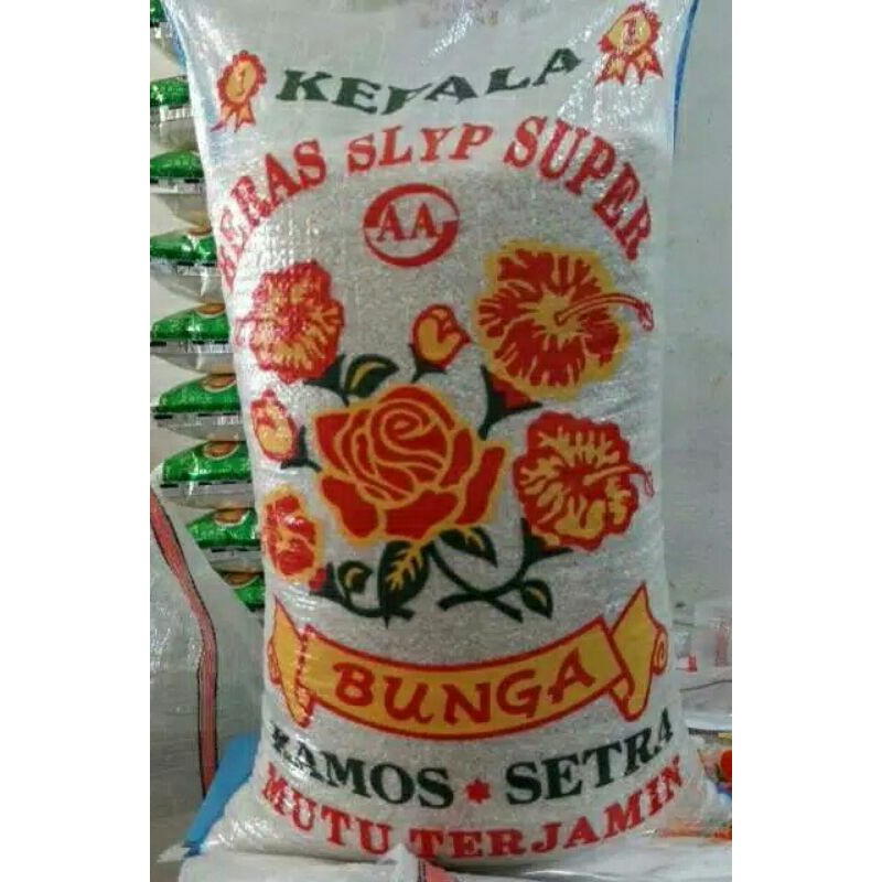 

Beras slyp super cap bunga 5 kg