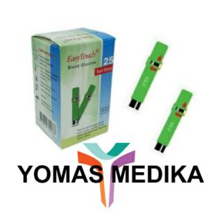 Strip Easy Touch Gula Darah G   lucose Asam Urat Kolesterol