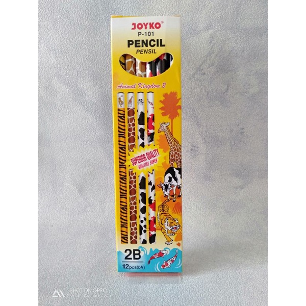 

Pensil kayu JOYKO P101 motif hewan