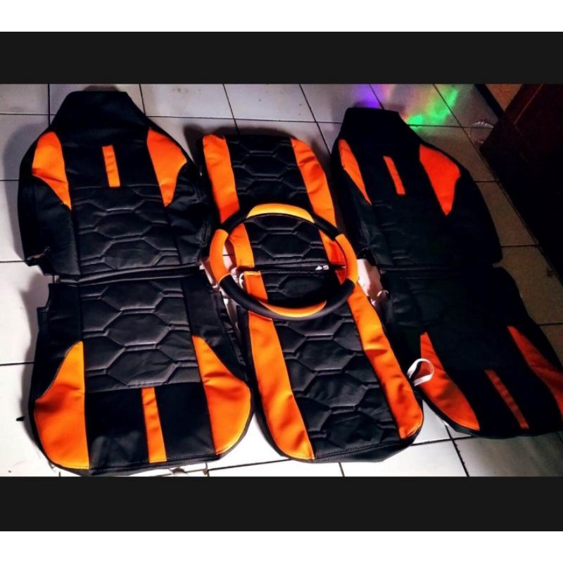 Sarung jok mobil truk Umplung/Hino Lohan (Motif variasi)