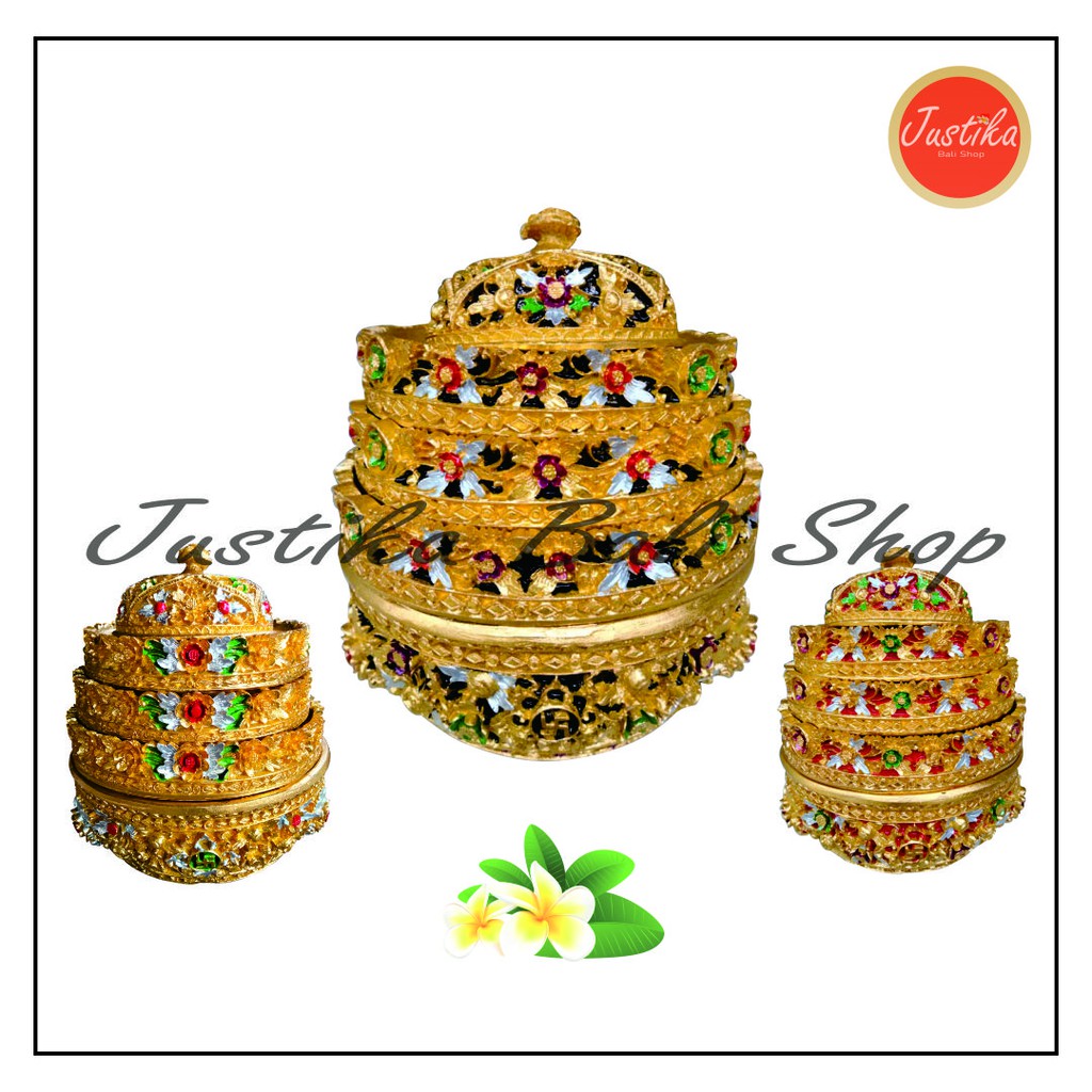 Bokor Susun 3 Warna-Warni/ Bahan FIbber/ Prada Elit