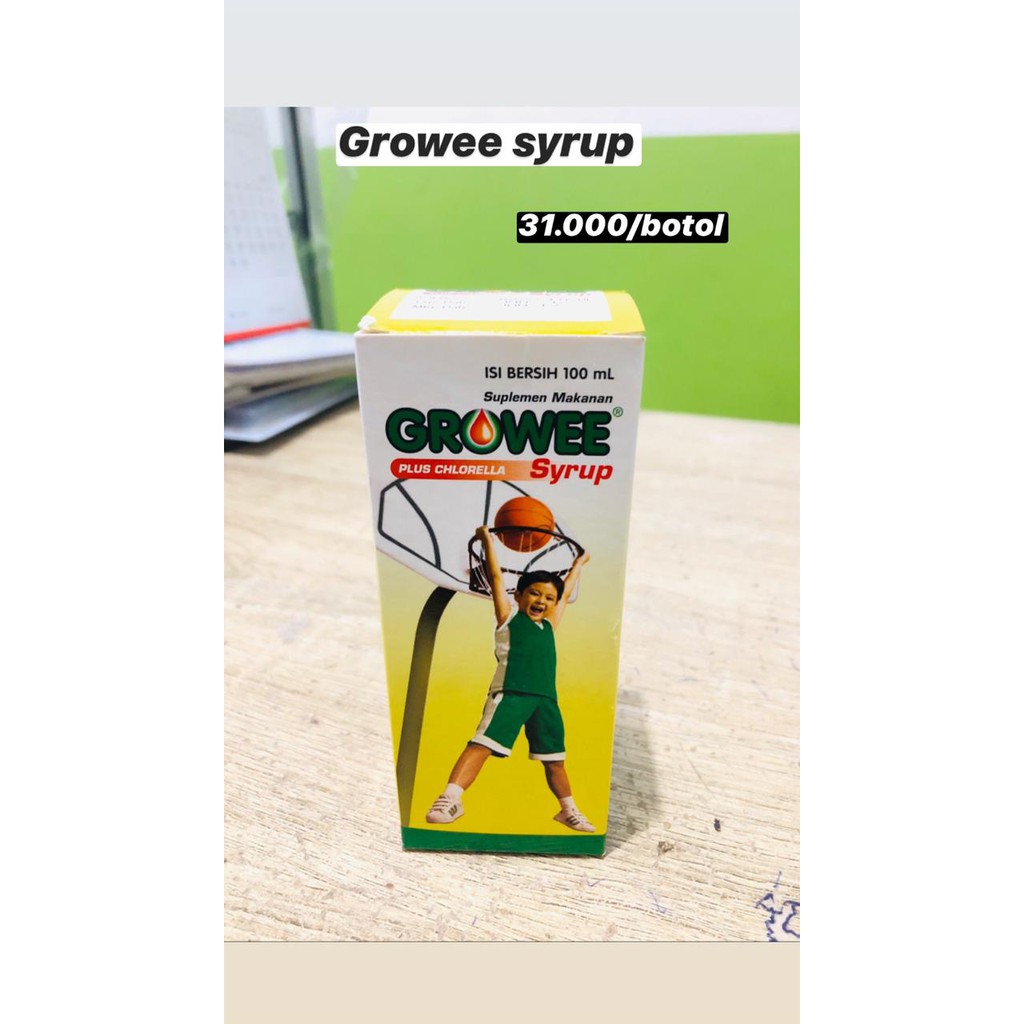 VITAMIN ANAK Growee Syrup 100 ml (Darya-Varia) PENAMBAH TINGGI BADAN