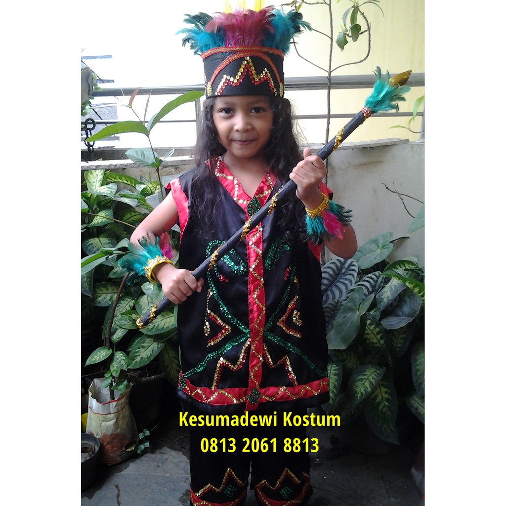 KOSTUM BAJU LOMBA FASHION MODEL Baju Adat Betawi Cadar Anak TK