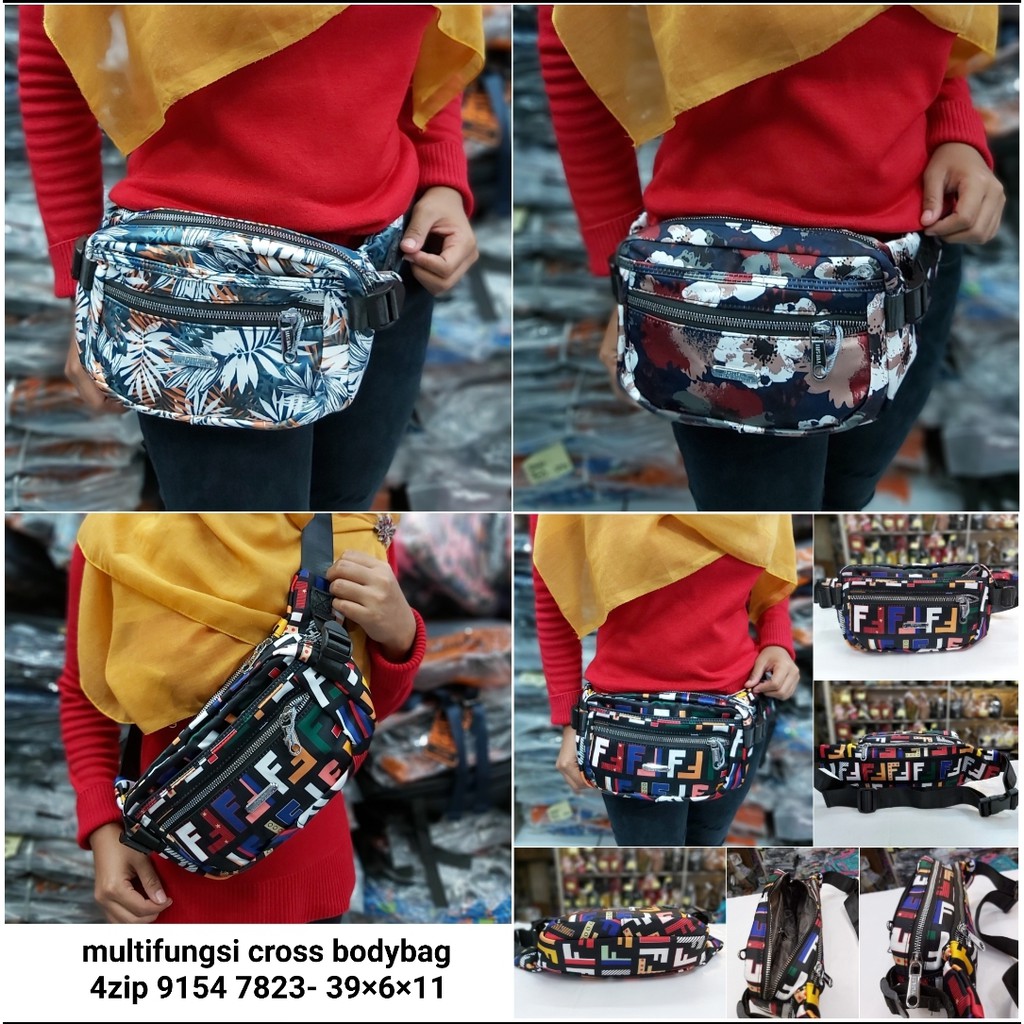 Tas pinggang selempang / bumbag /waistbag / slingbag / crossbodybag wanita