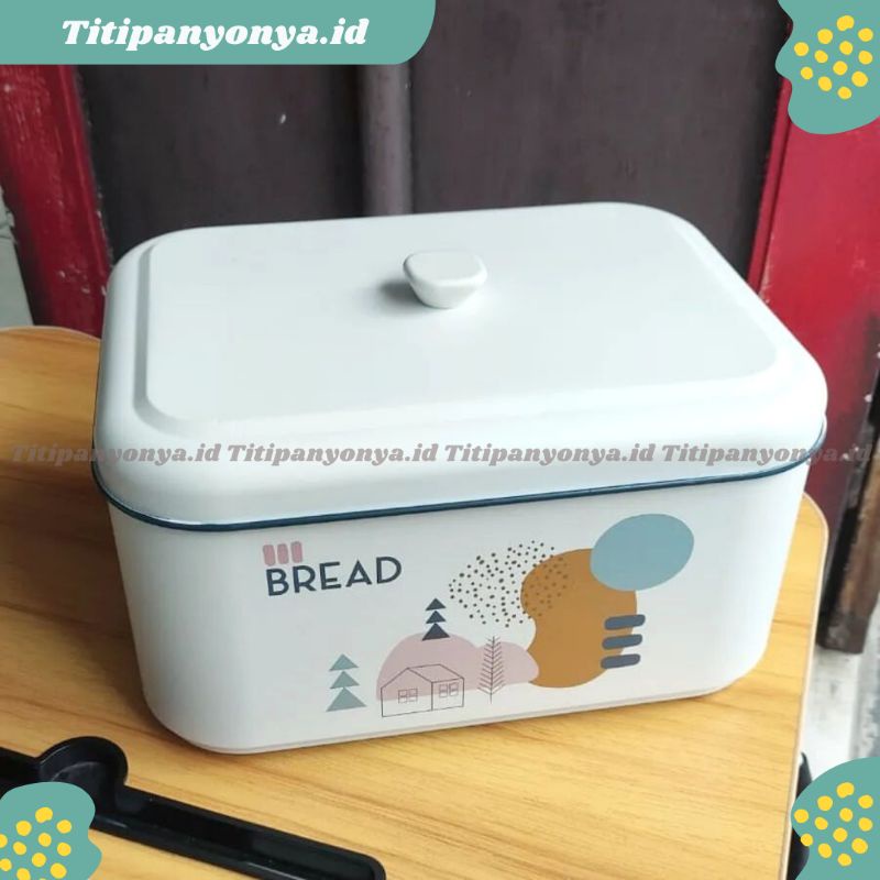 Tempat Roti Informa Bread Box Bin Wadah Penyimpanan Makanan Violeta