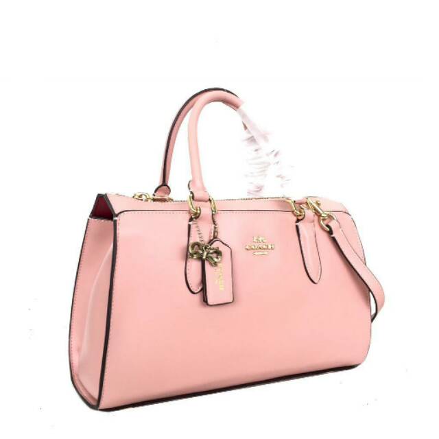 COACH selena Bond Bag tas original authentic asli pink totebag