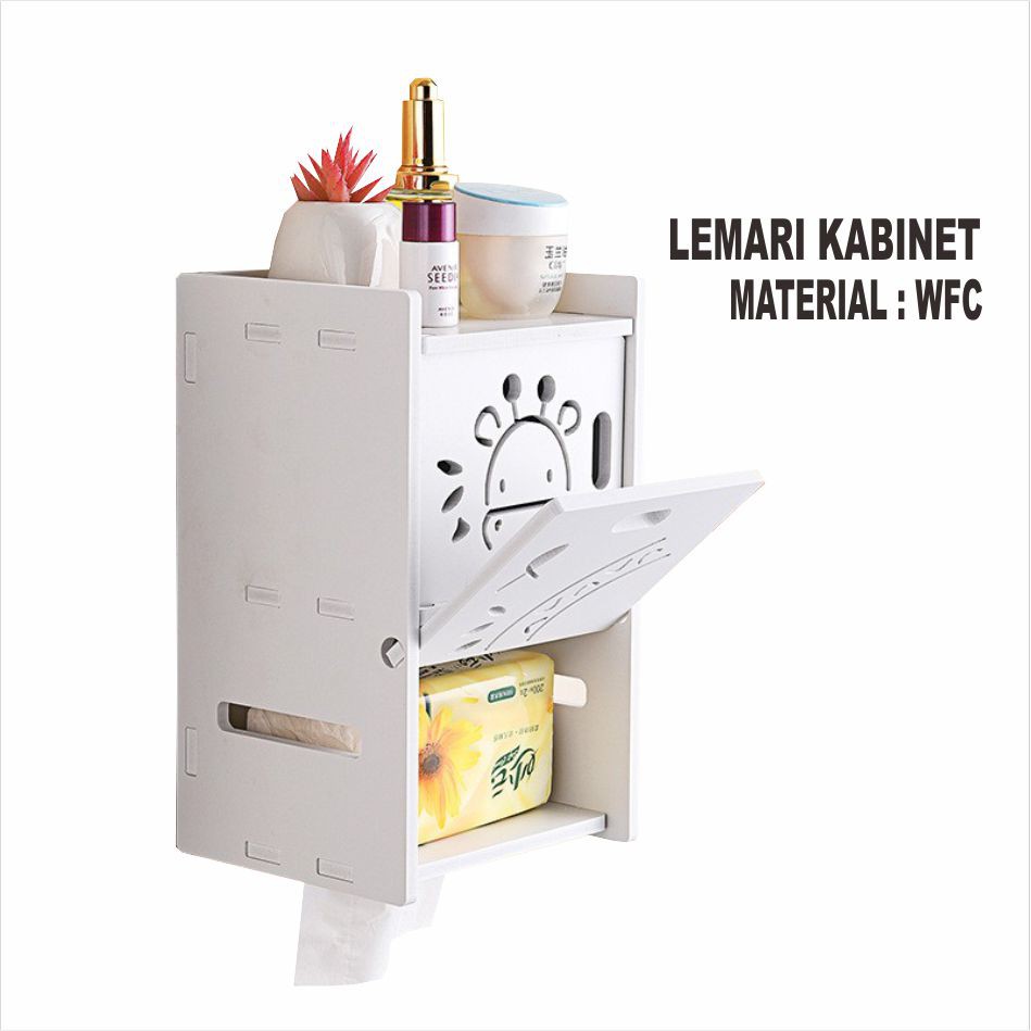 Queen_Fashions Lemari Kecil Murah Rak Dinding Minimalis Lemari Kabinet Lemari Dinding Kamar Lemari Mini 1091