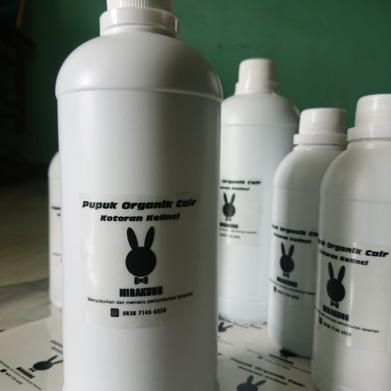 PUPUK ORGANIK CAIR DARI KOTORAN KELINCI DAN URINE KELINCI (1 LITER)