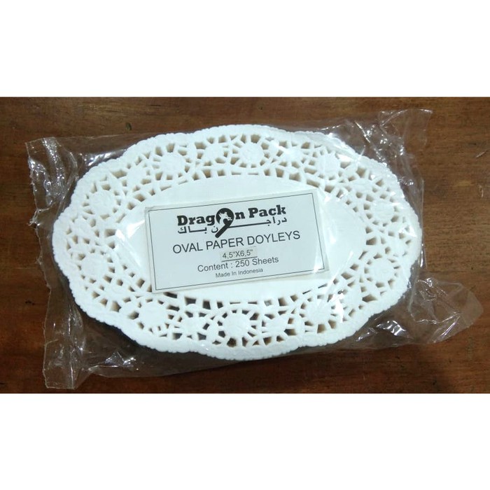 

Paper Doilies Oval 4,5"x6,5" / Alas Renda / Doyles / Renda Kertas