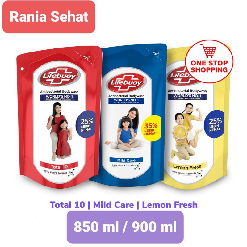 LIFEBUOY Sabun Mandi Cair 850 ml / 900 ml