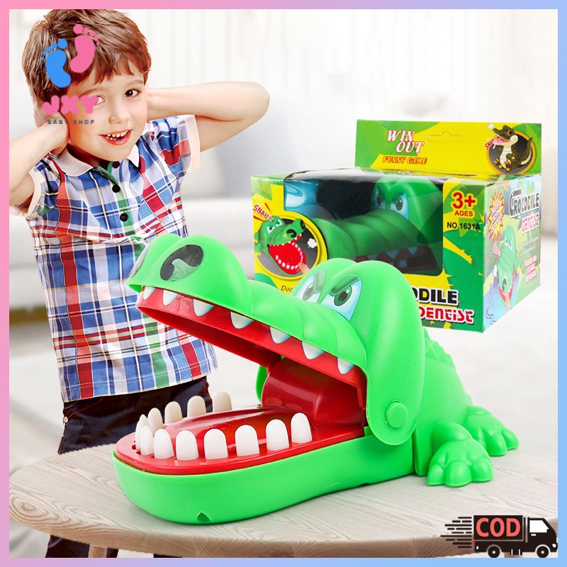 MAINAN BUAYA GIGIT TANGAN/CAPLOK BUAYA / BITE THE HAND CROCODILE PRANK  L152/153