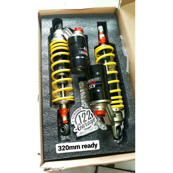 sok shock shockbreaker sokbreker KTC kitaco yellow kuning 320mm 32 cm double klik fungsi rxking rx