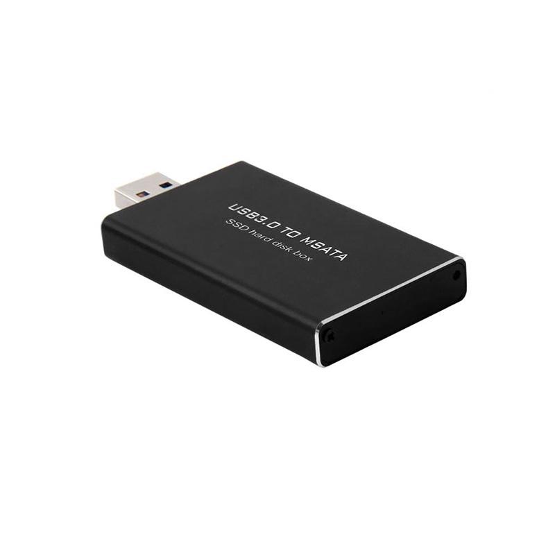 Btsg USB 3.0 Ke mSATA SSD Hard Disk Box Converter Adapter Kandang External Untuk Case