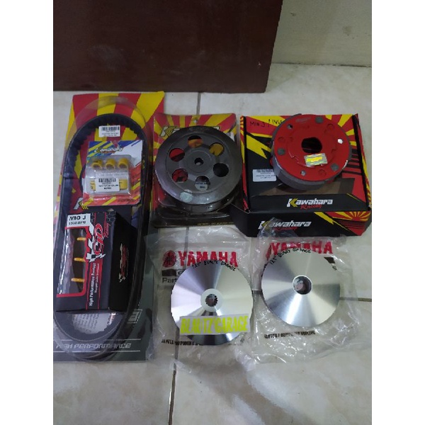paket upgrade cvt Kawahara Mio j, X-Ride 115, Mio GT, Fino fi 115, soul GT 115