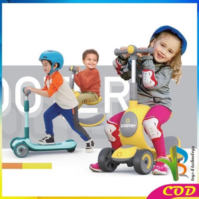RB-M191 Scooter Anak 3 IN 1 Mainan Dorongan Anak / Otoped Skuter Anak