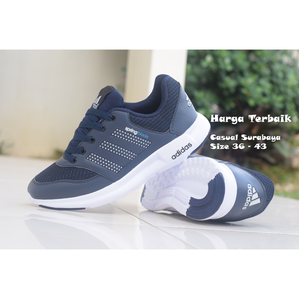 Sepatu Sneakers Adidas Pria. Sepatu Voli Pria. Sepatu Lari pria