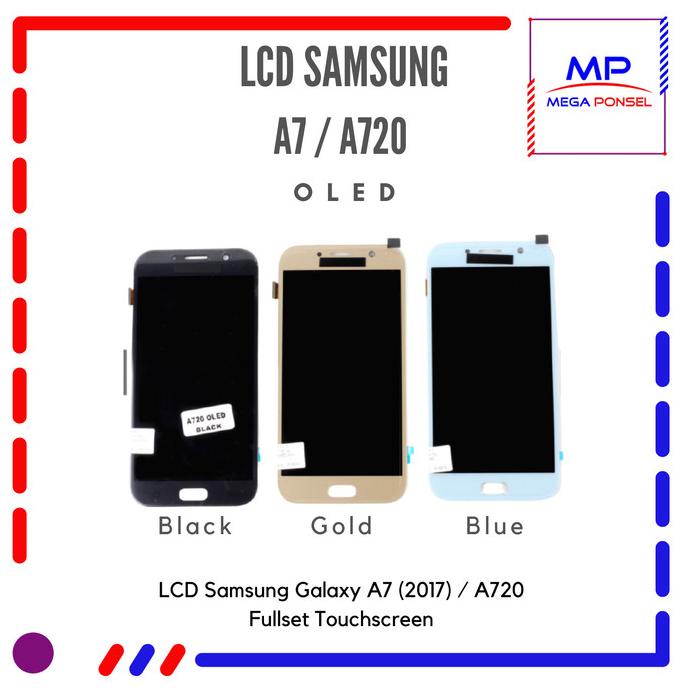LCD Samsung A7 A720 2017 Fullset Touchscreen