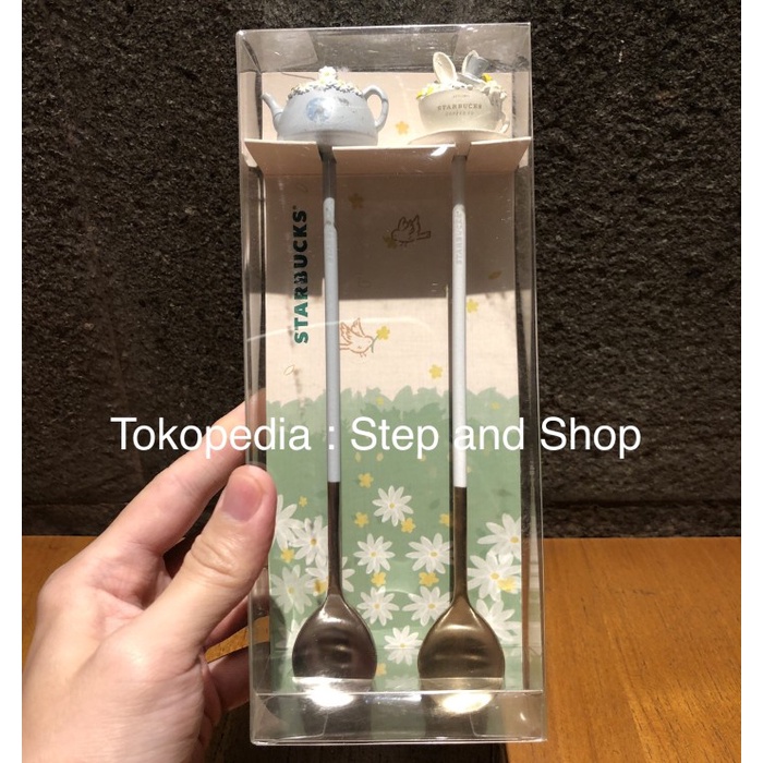 Cutlery Set - Starbucks Korea Cutlery Set - Tea Spoon Alice In Wonderland - Spring E
