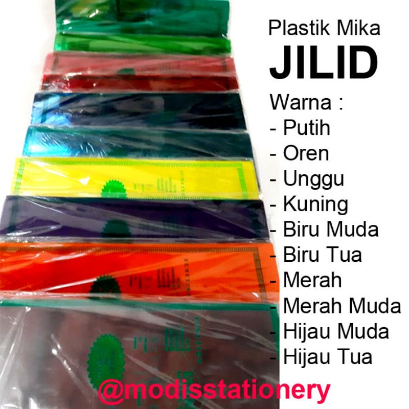 

plastik mika jilid