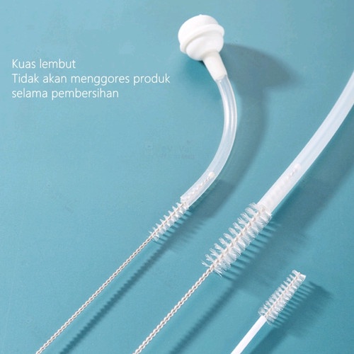 (KJO) Sikat Pembersih Sikat Sedotan Stainless