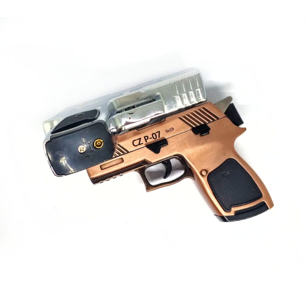 Hot Promo! KOREK API GAS PISTOL CZ P07 3 API LAS MANCIS LIGHTER MURAH UNIK Baru!