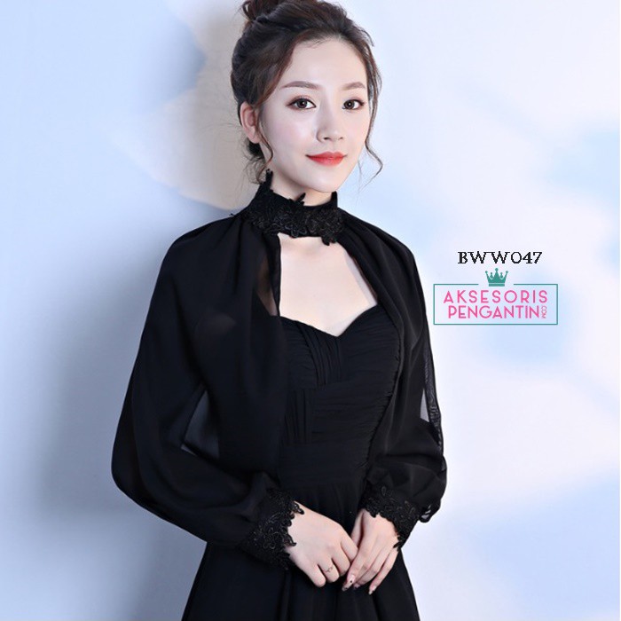 [PRODUK BARU] AKSESORIS PESTA BOLERO WEDDING PENGANTIN WANITA KOREA BWW047