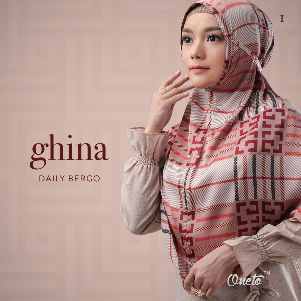 Jilbab Syari Ghina Daily Bergo Ori Oneto BY ATHIRTEXTILE