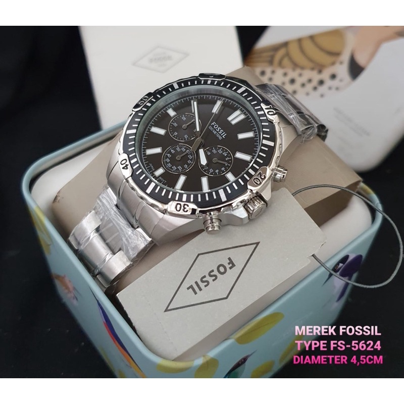 Jam Tangan Fossil Fs-5624 Original 100%