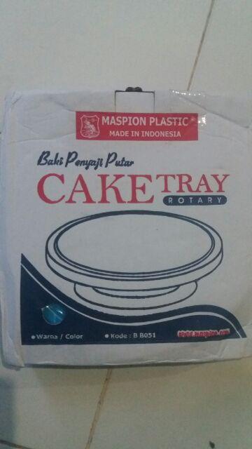 Paket Hemat Alat Dekorasi Kue Set Meja Putar Scraper Gerigi Polos Pisau Roti