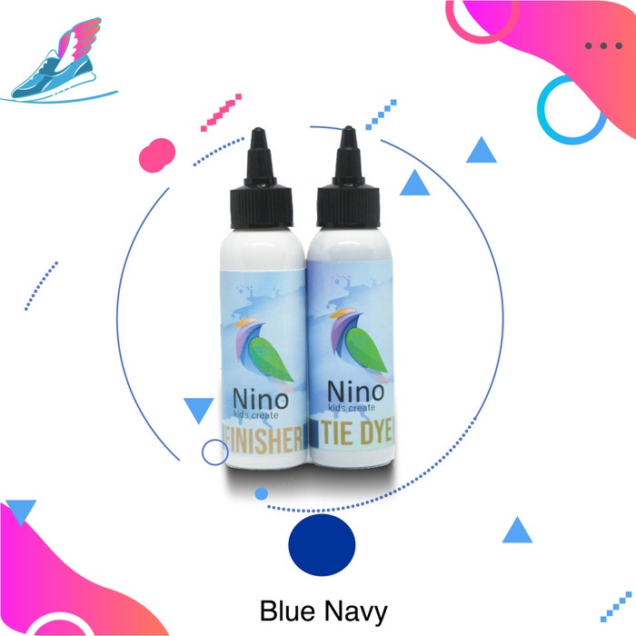 

Nino Tie Dye Cat Kaos Anti Luntur - Biru