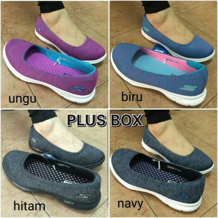 Skechers / Skecher / Sepatu Skechers Wanita GoWalk 3 Ballerina