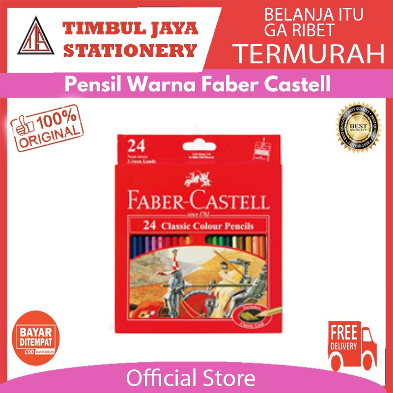 

Faber Castell Pensil Warna Classic 24 warna