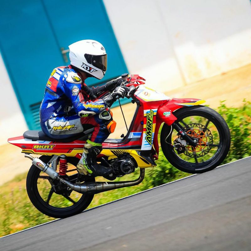 Knalpot Creampie Original Fizr Fiz R Swing Arm Std Underboun Underbound Underbone Stainless original