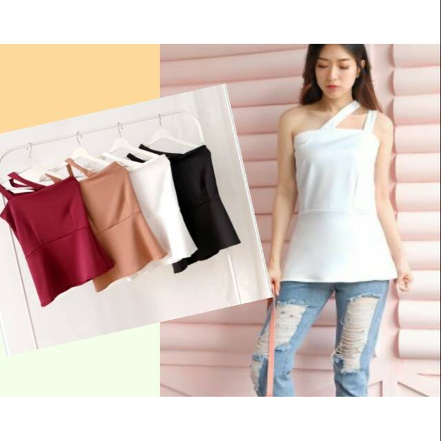 Tanktop Import Tanktop Korea Tanktop wanita Blus wanita blus murah Blus Korea Blouse