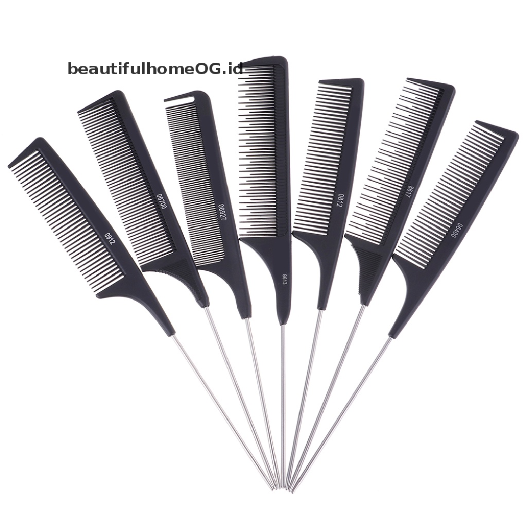 Sisir Rambut Profesional Bahan Stainless Steel Untuk Salon